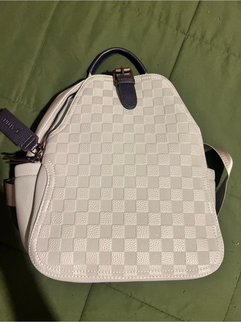 Check Pattern Backpack